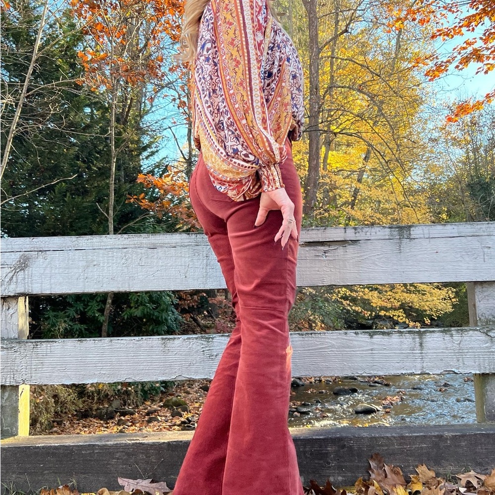 Women's Corduroy Flare Pants